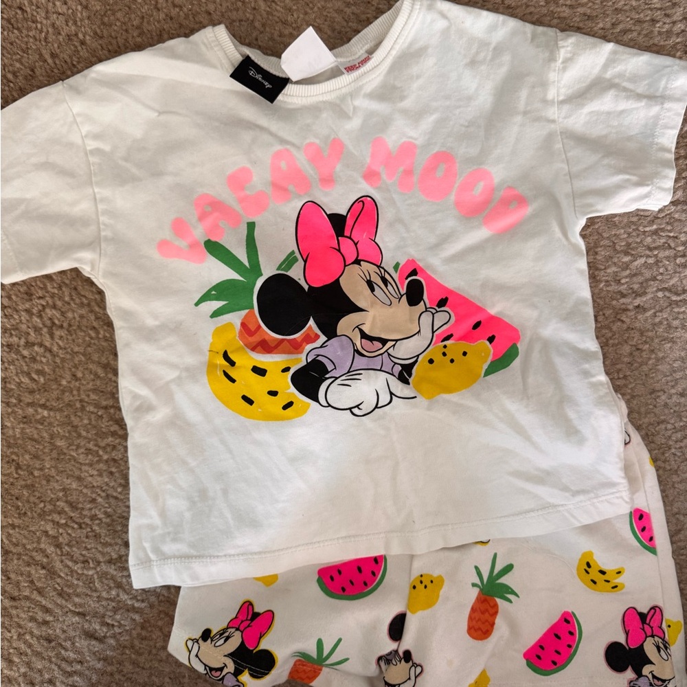 Disney Zara Kids Cream T-Shirt